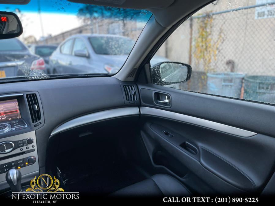 2011 Infiniti G25 Sedan 4dr x AWD, available for sale in Elizabeth, New Jersey | NJ Exotic Motors. Elizabeth, New Jersey 2011 Infiniti G25 Sedan 4dr x AWD, available for sale in Elizabeth, New Jersey | NJ Exotic Motors. Elizabeth, New Jersey