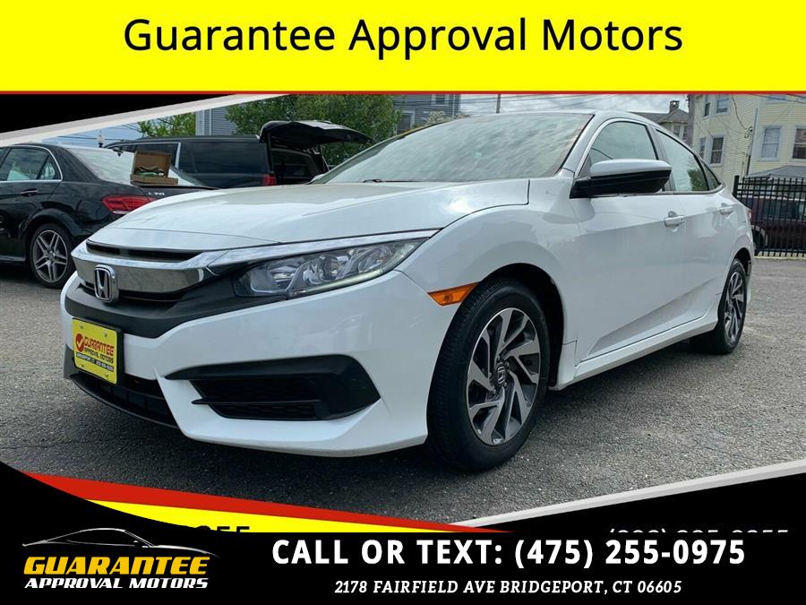 2018 Honda Civic EX 4dr Sedan, available for sale in Bridgeport, Connecticut | Guarantee Approval Motors. Bridgeport, Connecticut 2018 Honda Civic EX 4dr Sedan, available for sale in Bridgeport, Connecticut | Guarantee Approval Motors. Bridgeport, Connecticut
