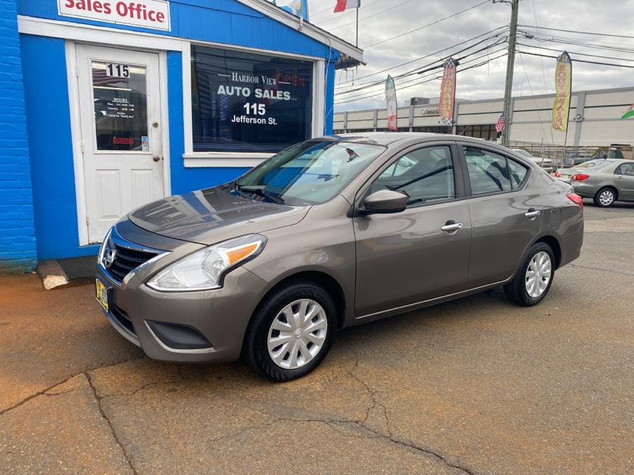 2017 Nissan Versa Sedan SV CVT, available for sale in Stamford, Connecticut | Harbor View Auto Sales LLC. Stamford, Connecticut