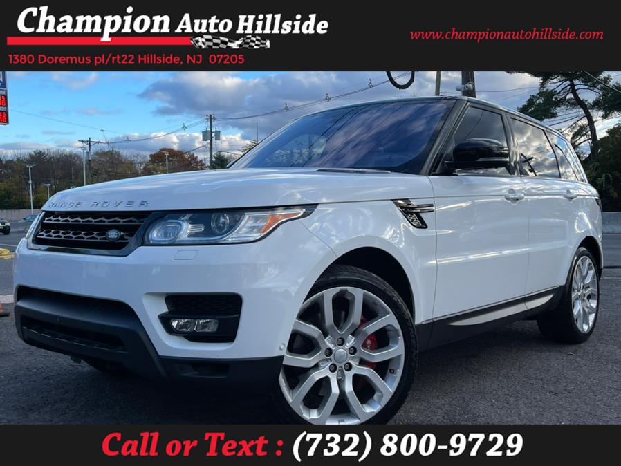 2016 Land Rover Range Rover Sport 4WD 4dr V8 Dynamic, available for sale in Hillside, New Jersey | Champion Auto Sales. Hillside, New Jersey