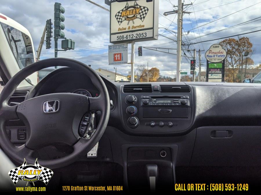 2004 Honda Civic 4dr Sdn LX Auto, available for sale in Worcester, Massachusetts | Rally Motor Sports. Worcester, Massachusetts 2004 Honda Civic 4dr Sdn LX Auto, available for sale in Worcester, Massachusetts | Rally Motor Sports. Worcester, Massachusetts