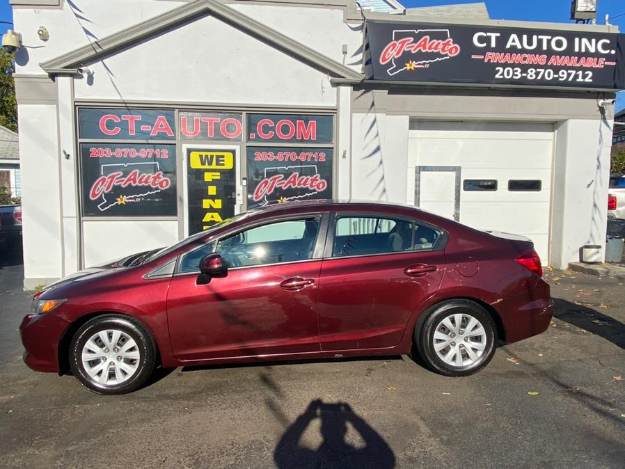 2012 Honda Civic Sdn LX, available for sale in Bridgeport, Connecticut | CT Auto. Bridgeport, Connecticut 2012 Honda Civic Sdn LX, available for sale in Bridgeport, Connecticut | CT Auto. Bridgeport, Connecticut