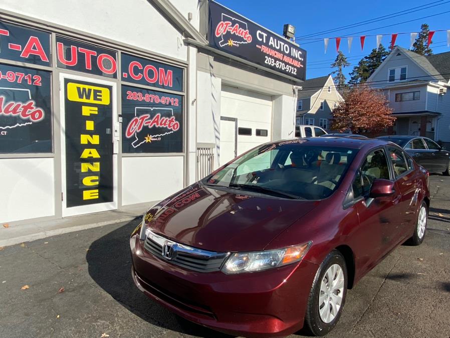 2012 Honda Civic Sdn LX, available for sale in Bridgeport, Connecticut | CT Auto. Bridgeport, Connecticut 2012 Honda Civic Sdn LX, available for sale in Bridgeport, Connecticut | CT Auto. Bridgeport, Connecticut