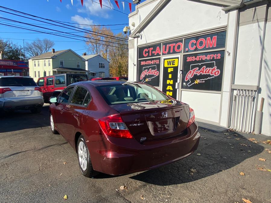 2012 Honda Civic Sdn LX, available for sale in Bridgeport, Connecticut | CT Auto. Bridgeport, Connecticut 2012 Honda Civic Sdn LX, available for sale in Bridgeport, Connecticut | CT Auto. Bridgeport, Connecticut