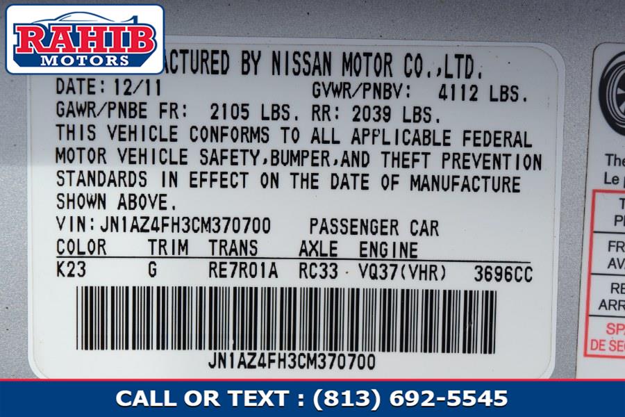 2012 Nissan 370Z 2dr Roadster Auto Touring, available for sale in Winter Park, Florida | Rahib Motors. Winter Park, Florida 2012 Nissan 370Z 2dr Roadster Auto Touring, available for sale in Winter Park, Florida | Rahib Motors. Winter Park, Florida