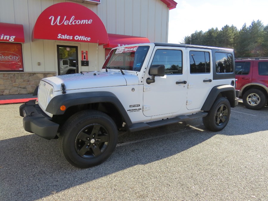 Used Jeep Wrangler Unlimited Sport S 4x4 4dr SUV 2016 | Lake City Exports Inc. Auburn, Maine Used Jeep Wrangler Unlimited Sport S 4x4 4dr SUV 2016 | Lake City Exports Inc. Auburn, Maine