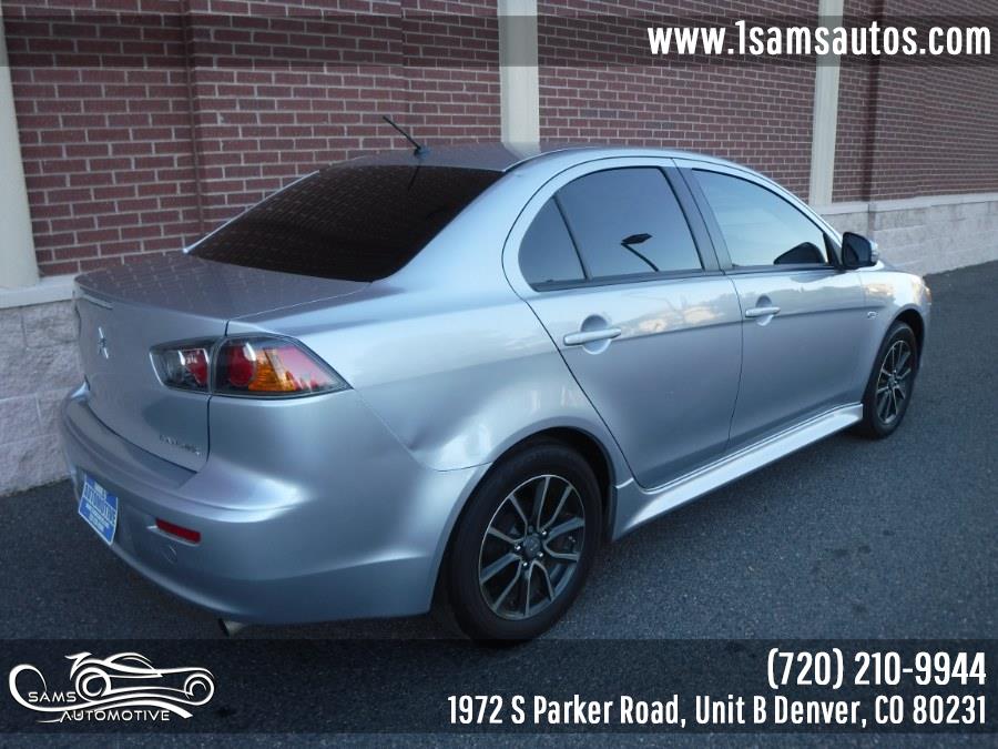 Used Mitsubishi Lancer 4dr Sdn CVT ES FWD 2015 | Sam's Automotive. Denver, Colorado Used Mitsubishi Lancer 4dr Sdn CVT ES FWD 2015 | Sam's Automotive. Denver, Colorado