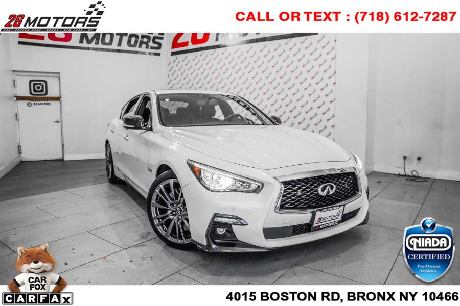 Used INFINITI Q50 RED SPORT 400 RWD 2018 | 26 Motors Corp. Bronx, New York Used INFINITI Q50 RED SPORT 400 RWD 2018 | 26 Motors Corp. Bronx, New York