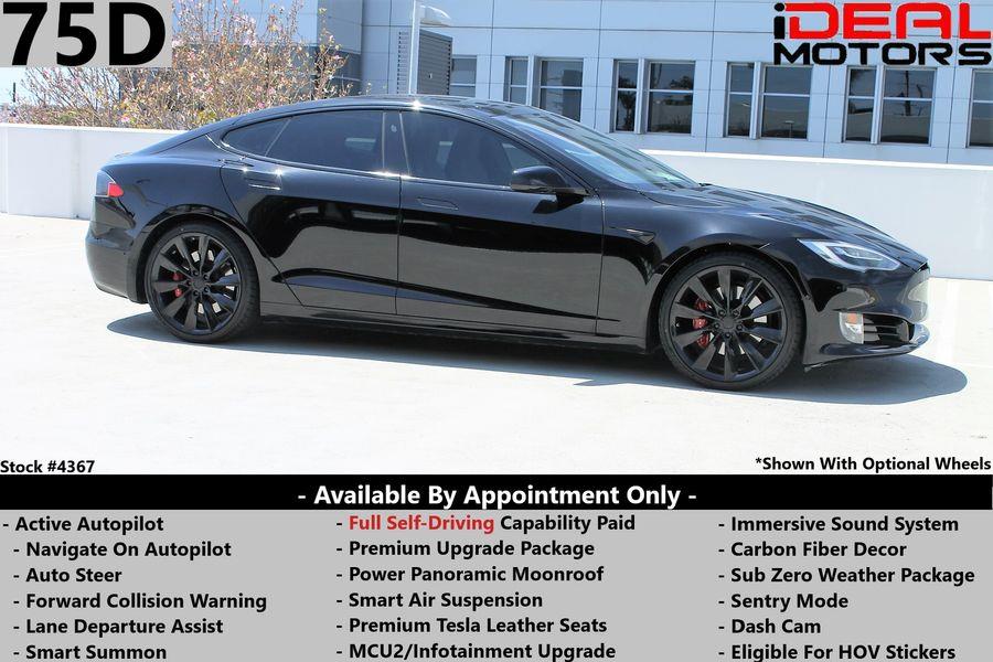 Used Tesla Model s 75D Sedan 4D 2018 | Ideal Motors. Costa Mesa, California Used Tesla Model s 75D Sedan 4D 2018 | Ideal Motors. Costa Mesa, California