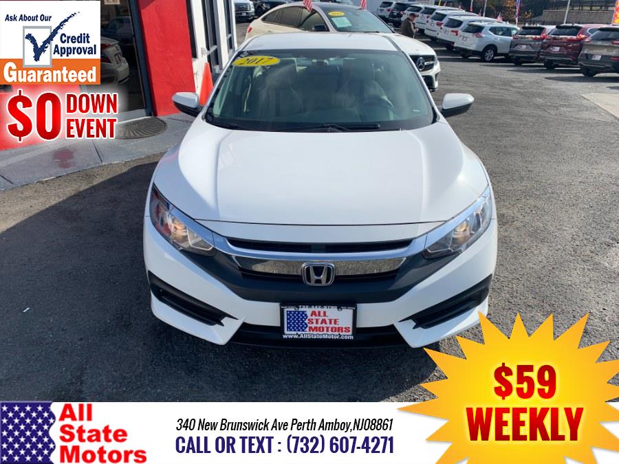 2017 Honda Civic Sedan LX CVT, available for sale in Perth Amboy, New Jersey | All State Motor Inc. Perth Amboy, New Jersey 2017 Honda Civic Sedan LX CVT, available for sale in Perth Amboy, New Jersey | All State Motor Inc. Perth Amboy, New Jersey