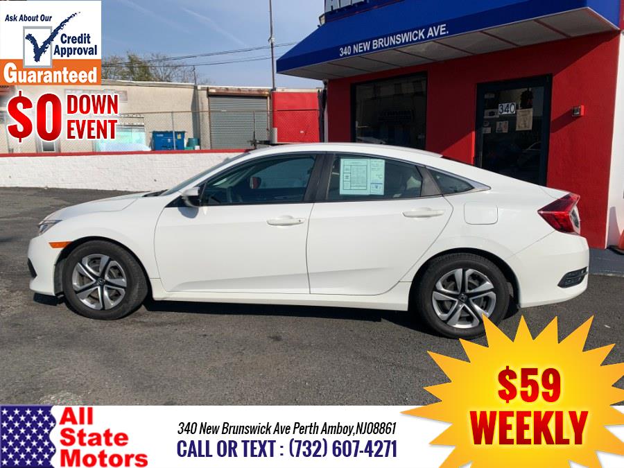 2017 Honda Civic Sedan LX CVT, available for sale in Perth Amboy, New Jersey | All State Motor Inc. Perth Amboy, New Jersey 2017 Honda Civic Sedan LX CVT, available for sale in Perth Amboy, New Jersey | All State Motor Inc. Perth Amboy, New Jersey