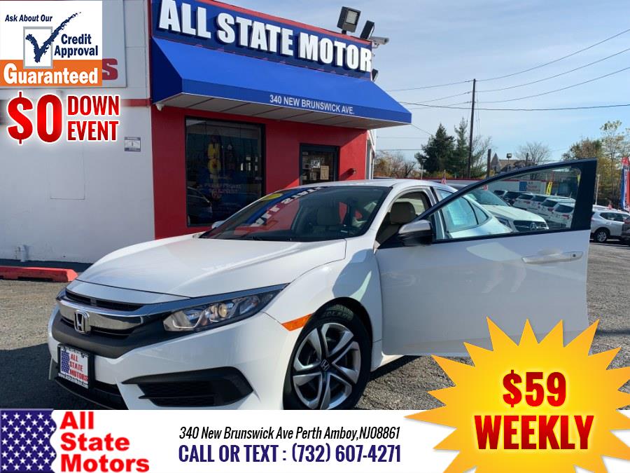 2017 Honda Civic Sedan LX CVT, available for sale in Perth Amboy, New Jersey | All State Motor Inc. Perth Amboy, New Jersey 2017 Honda Civic Sedan LX CVT, available for sale in Perth Amboy, New Jersey | All State Motor Inc. Perth Amboy, New Jersey