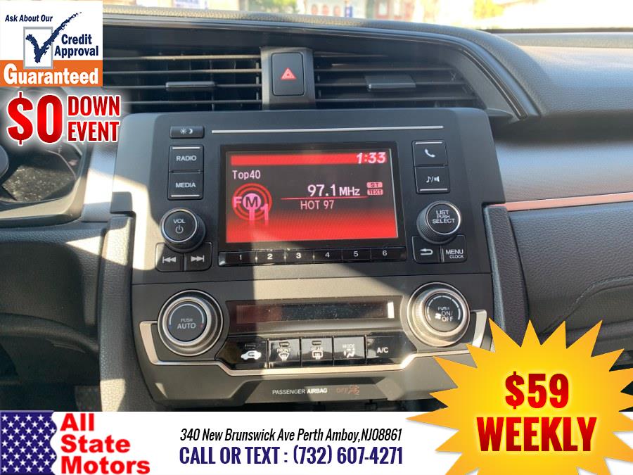 2017 Honda Civic Sedan LX CVT, available for sale in Perth Amboy, New Jersey | All State Motor Inc. Perth Amboy, New Jersey 2017 Honda Civic Sedan LX CVT, available for sale in Perth Amboy, New Jersey | All State Motor Inc. Perth Amboy, New Jersey