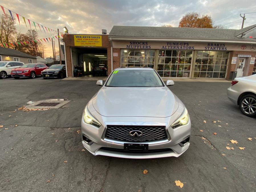 Used INFINITI Q50 3.0t LUXE AWD 2018 | VEB Auto Sales. Hartford, Connecticut Used INFINITI Q50 3.0t LUXE AWD 2018 | VEB Auto Sales. Hartford, Connecticut