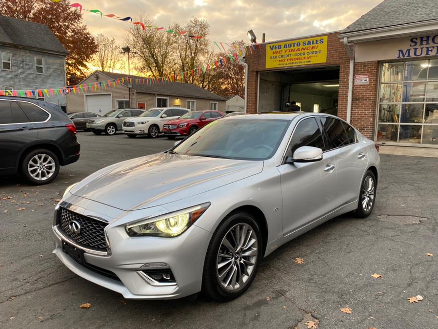 Used INFINITI Q50 3.0t LUXE AWD 2018 | VEB Auto Sales. Hartford, Connecticut