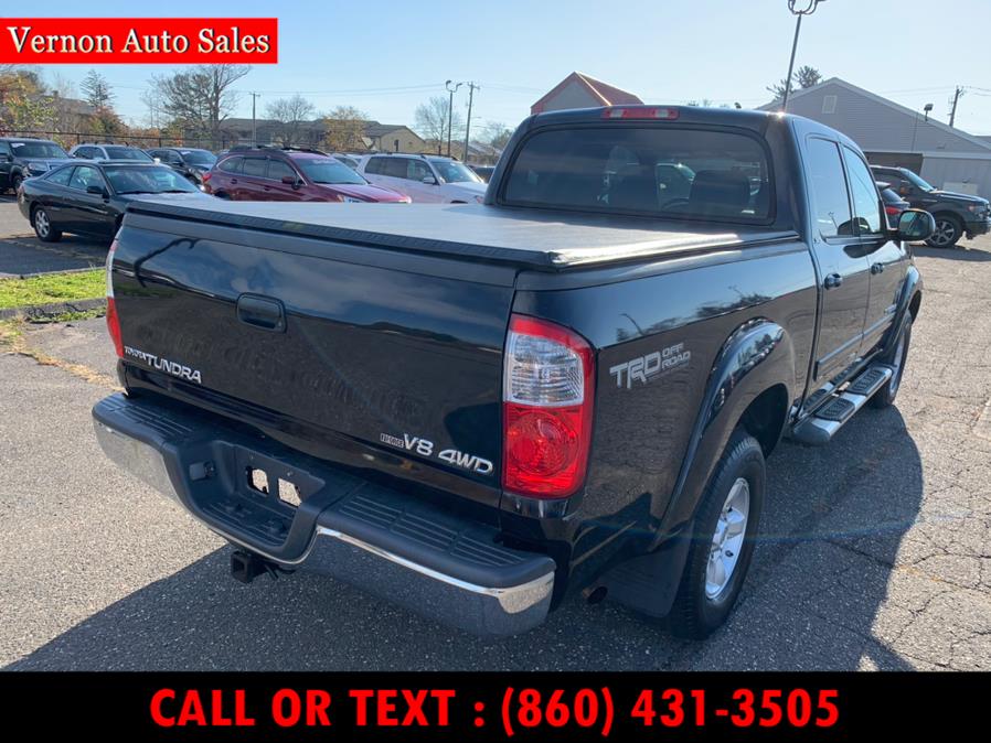2005 Toyota Tundra DoubleCab V8 SR5 4WD (Natl), available for sale in Manchester, Connecticut | Vernon Auto Sale & Service. Manchester, Connecticut 2005 Toyota Tundra DoubleCab V8 SR5 4WD (Natl), available for sale in Manchester, Connecticut | Vernon Auto Sale & Service. Manchester, Connecticut