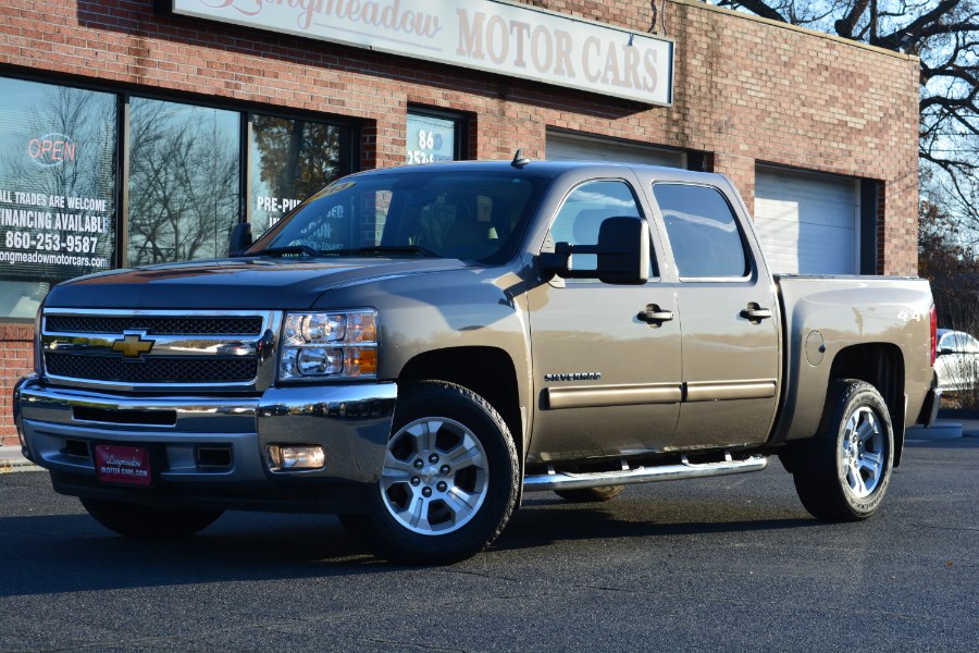 2013 Chevrolet Silverado 1500 4WD Crew Cab 143.5" LT, available for sale in ENFIELD, Connecticut | Longmeadow Motor Cars. ENFIELD, Connecticut