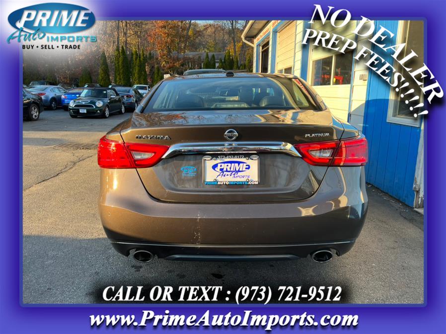 Used Nissan Maxima 4dr Sdn 3.5 Platinum 2016 | Prime Auto Imports. Bloomingdale, New Jersey