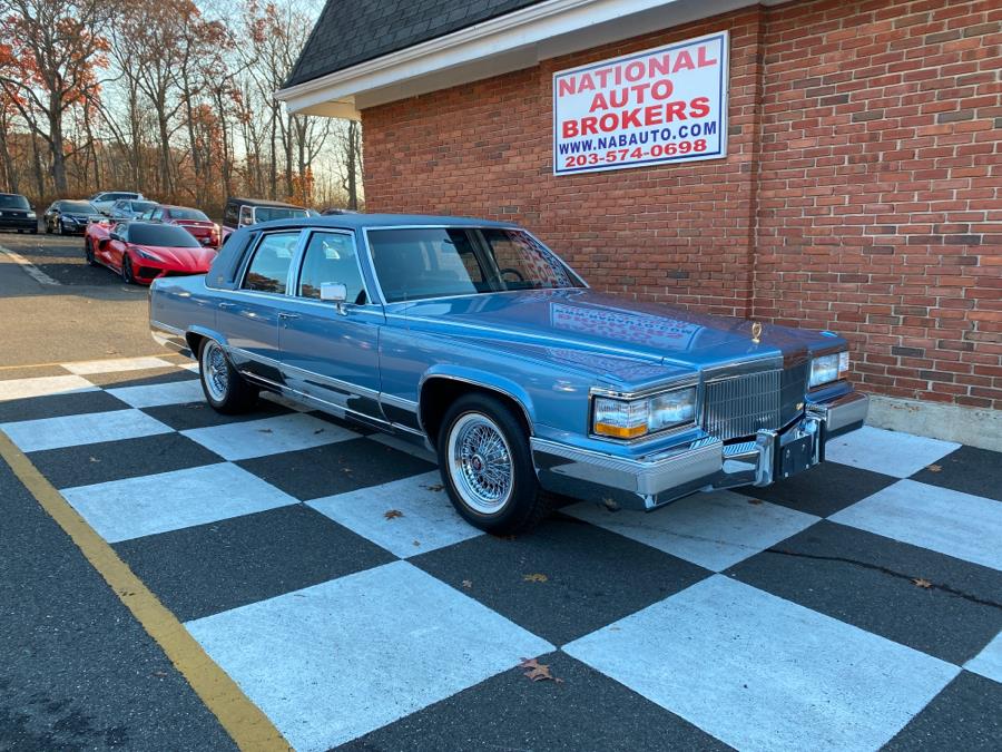 1992 Cadillac Brougham 4dr Sedan, available for sale in Waterbury, Connecticut | National Auto Brokers, Inc.. Waterbury, Connecticut