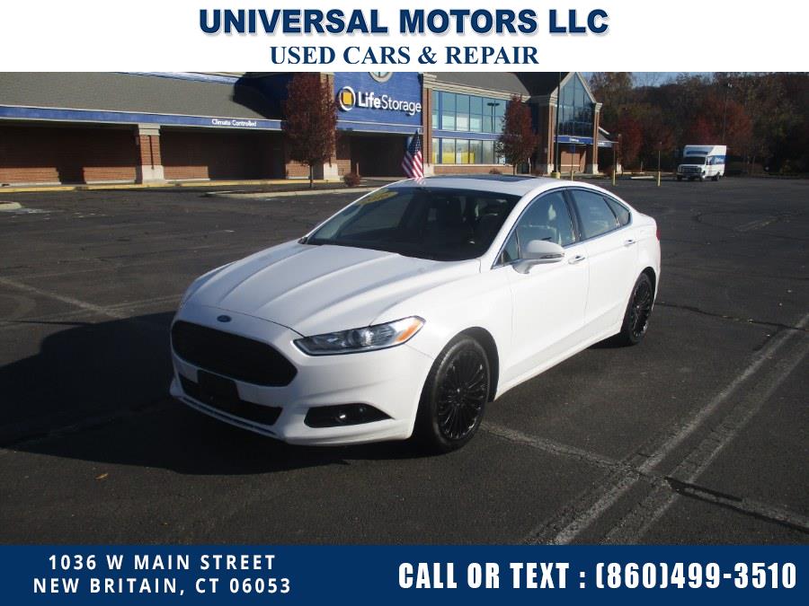 2016 Ford Fusion 4dr Sdn Titanium, available for sale in New Britain, Connecticut | Universal Motors LLC. New Britain, Connecticut
