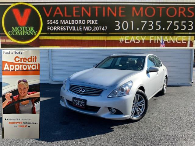 2013 Infiniti G37 Sedan x, available for sale in Forestville, Maryland | Valentine Motor Company. Forestville, Maryland