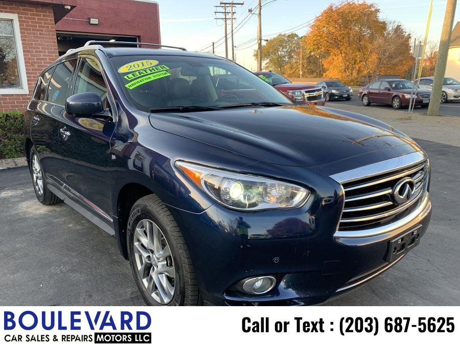 2015 Infiniti Qx60 3.5 Sport Utility 4D, available for sale in New Haven, Connecticut | Boulevard Motors LLC. New Haven, Connecticut