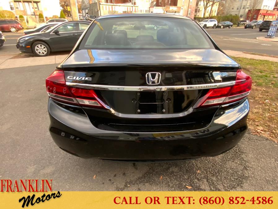 2013 Honda Civic Sdn 4dr Auto LX, available for sale in Hartford, Connecticut | Franklin Motors Auto Sales LLC. Hartford, Connecticut 2013 Honda Civic Sdn 4dr Auto LX, available for sale in Hartford, Connecticut | Franklin Motors Auto Sales LLC. Hartford, Connecticut