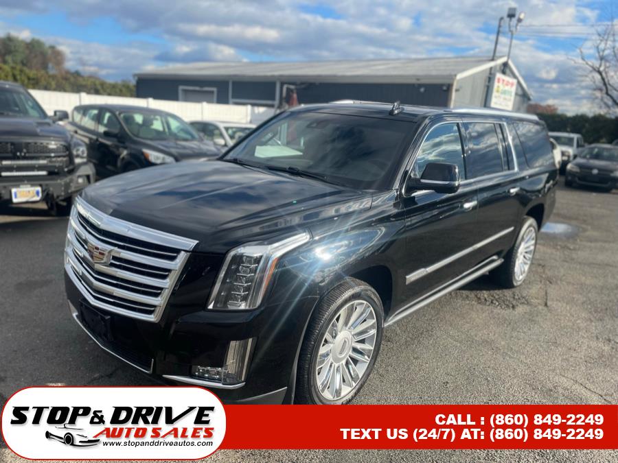 2015 Cadillac Escalade ESV 4WD 4dr Platinum, available for sale in East Windsor, Connecticut | Stop & Drive Auto Sales. East Windsor, Connecticut