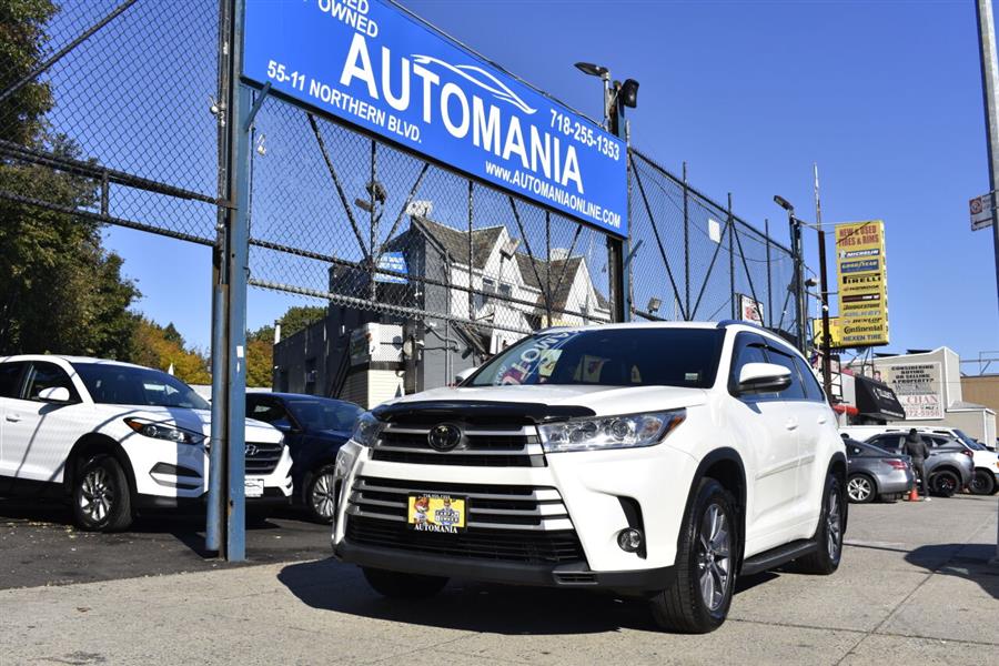 2018 Toyota Highlander XLE AWD 4dr SUV, available for sale in Woodside, NY