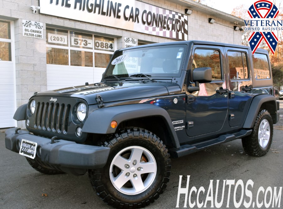 Used Jeep Wrangler Unlimited Sport 4x4 2017 | Highline Car Connection. Waterbury, Connecticut