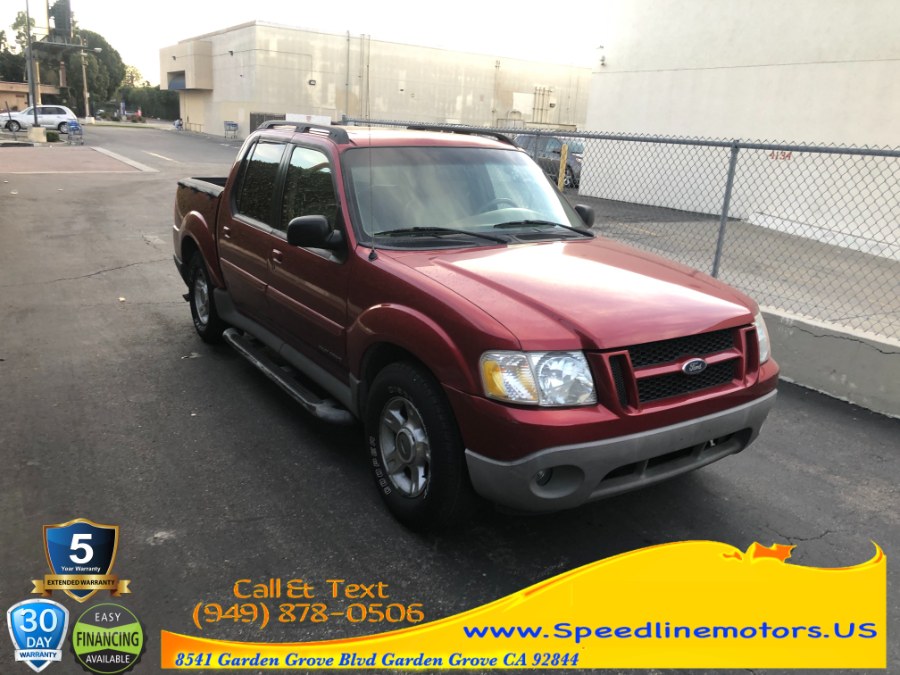 Used Ford Explorer Sport Trac 4dr 126" WB Premium 2002 | Speedline Motors. Garden Grove, California Used Ford Explorer Sport Trac 4dr 126" WB Premium 2002 | Speedline Motors. Garden Grove, California