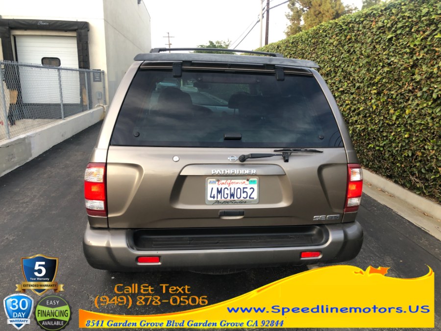 Used Nissan Pathfinder SE 4WD Auto 2001 | Speedline Motors. Garden Grove, California Used Nissan Pathfinder SE 4WD Auto 2001 | Speedline Motors. Garden Grove, California