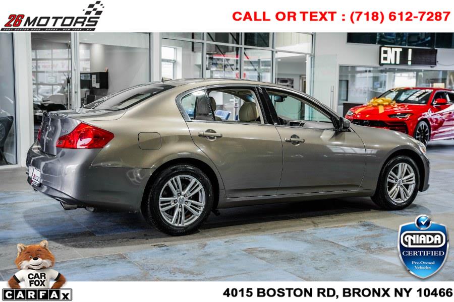 Used INFINITI G37 Sedan 4dr x AWD 2012 | 26 Motors Corp. Bronx, New York Used INFINITI G37 Sedan 4dr x AWD 2012 | 26 Motors Corp. Bronx, New York