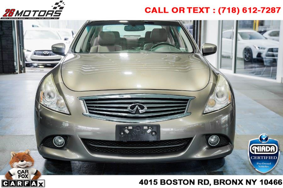 Used INFINITI G37 Sedan 4dr x AWD 2012 | 26 Motors Corp. Bronx, New York Used INFINITI G37 Sedan 4dr x AWD 2012 | 26 Motors Corp. Bronx, New York