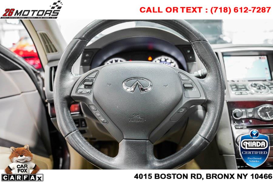 Used INFINITI G37 Sedan 4dr x AWD 2012 | 26 Motors Corp. Bronx, New York Used INFINITI G37 Sedan 4dr x AWD 2012 | 26 Motors Corp. Bronx, New York