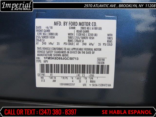 Used Ford Explorer XLT 4WD 2018 | Imperial Auto Mall. Brooklyn, New York Used Ford Explorer XLT 4WD 2018 | Imperial Auto Mall. Brooklyn, New York