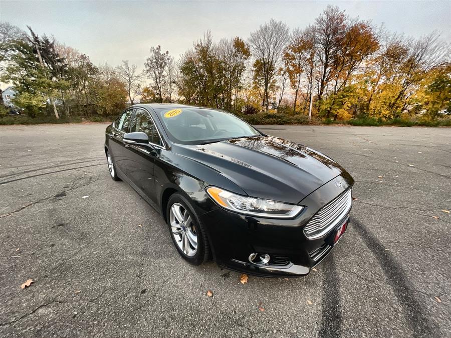2015 Ford Fusion 4dr Sdn Titanium Hybrid FWD, available for sale in Stratford, Connecticut | Wiz Leasing Inc. Stratford, Connecticut