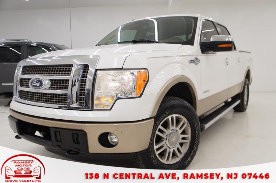 2012 Ford F-150 4WD SuperCrew 145" King Ranch, available for sale in Ramsey, New Jersey | Ramsey Motor Cars Inc. Ramsey, New Jersey