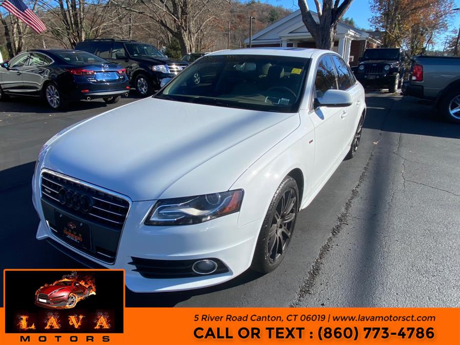 Used Audi A4 4dr Sdn Auto quattro 2.0T Premium Plus 2012 | Lava Motors. Canton, Connecticut Used Audi A4 4dr Sdn Auto quattro 2.0T Premium Plus 2012 | Lava Motors. Canton, Connecticut