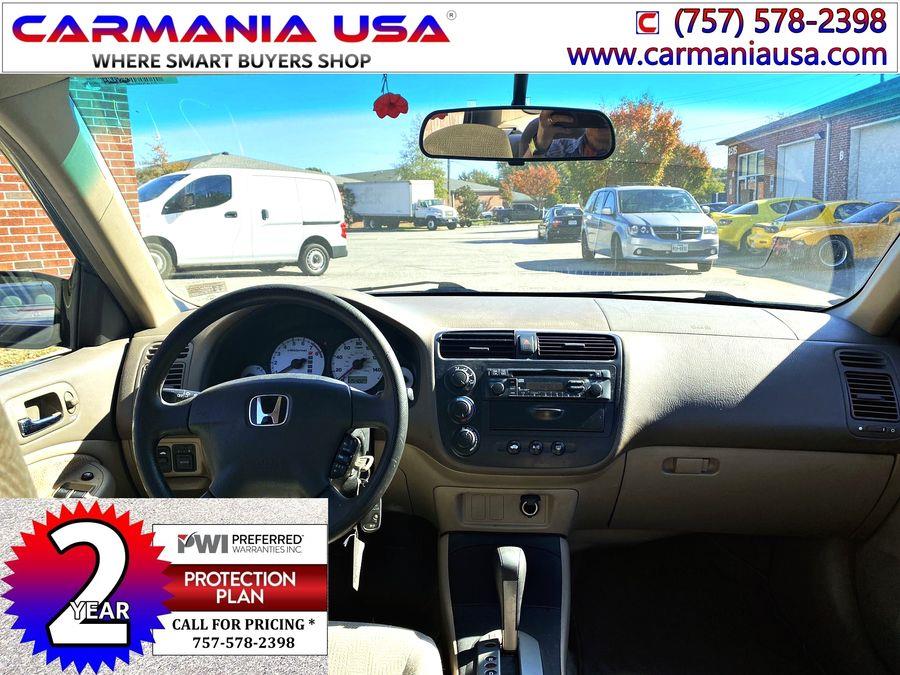 Used Honda Civic 4dr Sdn EX Auto 2002 | CARMANIA USA. Chesapeake, Virginia Used Honda Civic 4dr Sdn EX Auto 2002 | CARMANIA USA. Chesapeake, Virginia