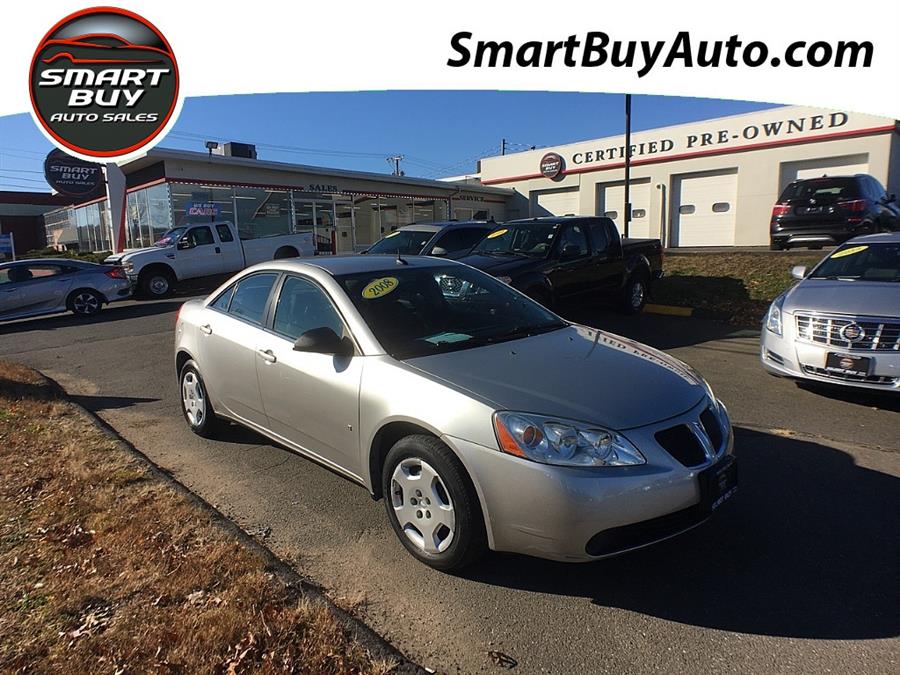 Used Pontiac G6 4dr Sdn 1SV Value Leader 2008 | Smart Buy Auto Sales, LLC. Wallingford, Connecticut Used Pontiac G6 4dr Sdn 1SV Value Leader 2008 | Smart Buy Auto Sales, LLC. Wallingford, Connecticut