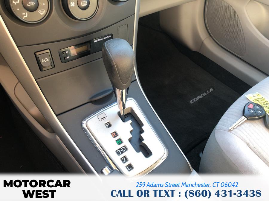 Used Toyota Corolla 4dr Sdn Auto LE 2010 | Motorcar West. Manchester, Connecticut Used Toyota Corolla 4dr Sdn Auto LE 2010 | Motorcar West. Manchester, Connecticut