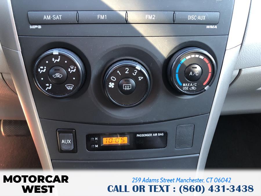 Used Toyota Corolla 4dr Sdn Auto LE 2010 | Motorcar West. Manchester, Connecticut Used Toyota Corolla 4dr Sdn Auto LE 2010 | Motorcar West. Manchester, Connecticut
