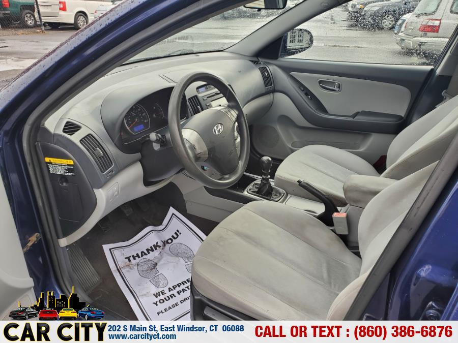 2010 Hyundai Elantra 4dr Sdn Man Blue, available for sale in East Windsor, Connecticut | Car City LLC. East Windsor, Connecticut 2010 Hyundai Elantra 4dr Sdn Man Blue, available for sale in East Windsor, Connecticut | Car City LLC. East Windsor, Connecticut