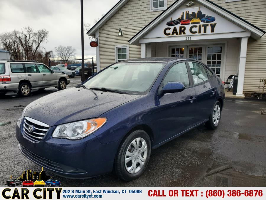 2010 Hyundai Elantra 4dr Sdn Man Blue, available for sale in East Windsor, Connecticut | Car City LLC. East Windsor, Connecticut 2010 Hyundai Elantra 4dr Sdn Man Blue, available for sale in East Windsor, Connecticut | Car City LLC. East Windsor, Connecticut