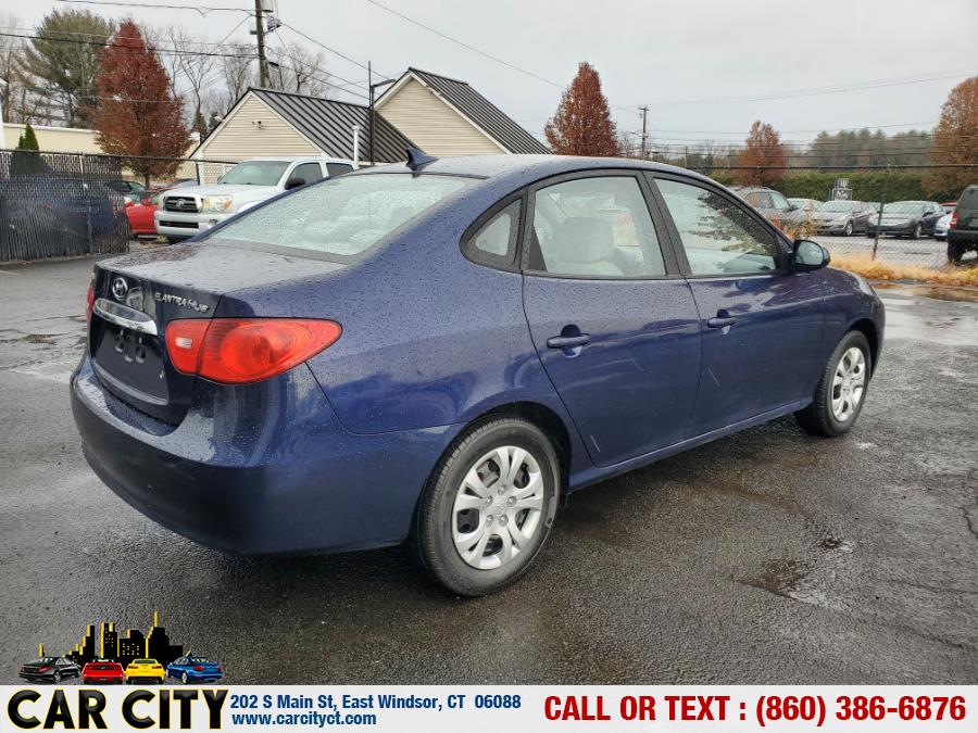 2010 Hyundai Elantra 4dr Sdn Man Blue, available for sale in East Windsor, Connecticut | Car City LLC. East Windsor, Connecticut 2010 Hyundai Elantra 4dr Sdn Man Blue, available for sale in East Windsor, Connecticut | Car City LLC. East Windsor, Connecticut