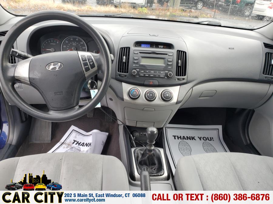 2010 Hyundai Elantra 4dr Sdn Man Blue, available for sale in East Windsor, Connecticut | Car City LLC. East Windsor, Connecticut 2010 Hyundai Elantra 4dr Sdn Man Blue, available for sale in East Windsor, Connecticut | Car City LLC. East Windsor, Connecticut