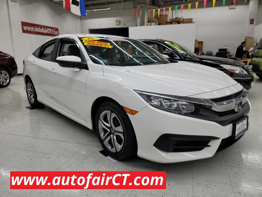 2016 Honda Civic Sedan 4dr CVT LX, available for sale in West Haven, Connecticut | Auto Fair Inc.. West Haven, Connecticut 2016 Honda Civic Sedan 4dr CVT LX, available for sale in West Haven, Connecticut | Auto Fair Inc.. West Haven, Connecticut
