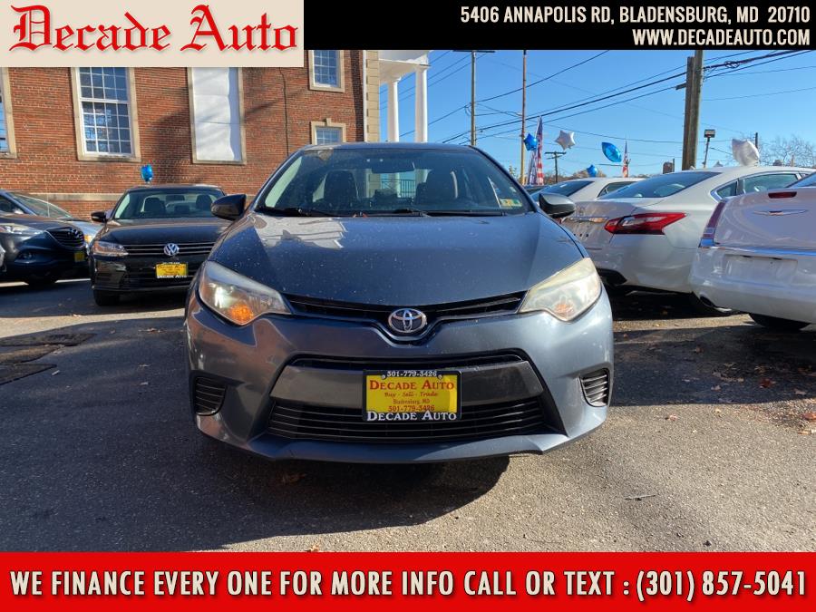 2015 Toyota Corolla 4dr Sdn CVT LE (Natl), available for sale in Bladensburg, MD