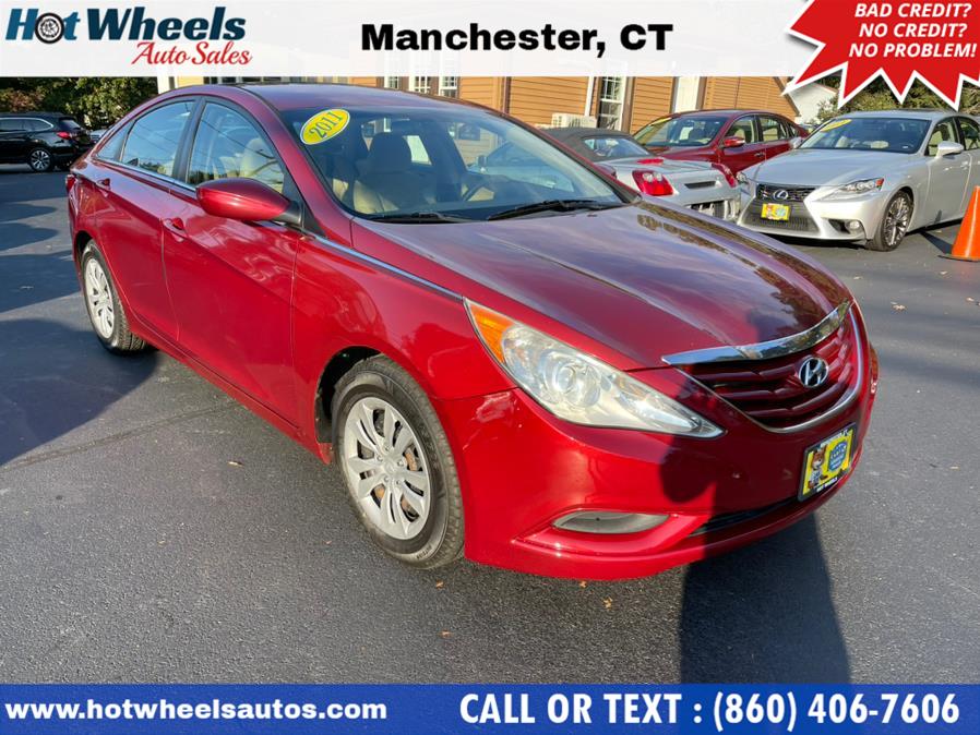 Used Hyundai Sonata 4dr Sdn 2.4L Auto GLS PZEV 2011 | Hot Wheels Auto Sales LLC. Manchester, Connecticut Used Hyundai Sonata 4dr Sdn 2.4L Auto GLS PZEV 2011 | Hot Wheels Auto Sales LLC. Manchester, Connecticut